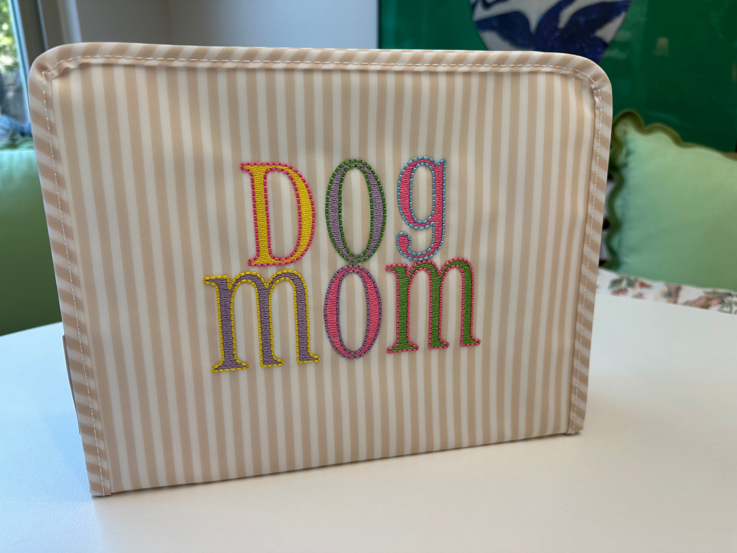 “Dog Mom” large TRVL bag