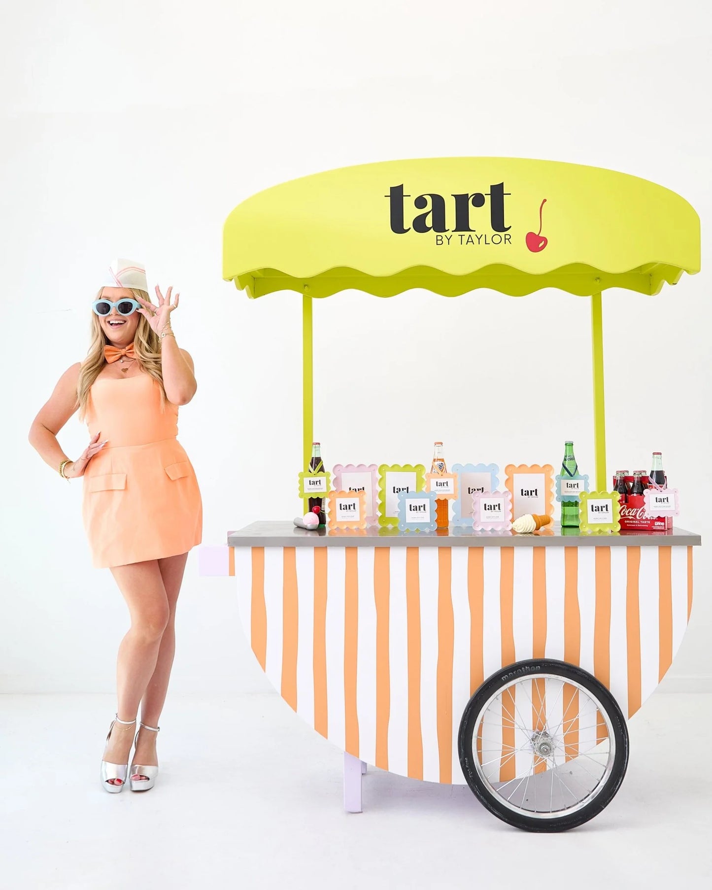 Orange Sherbet Mini Acrylic Picture Frame