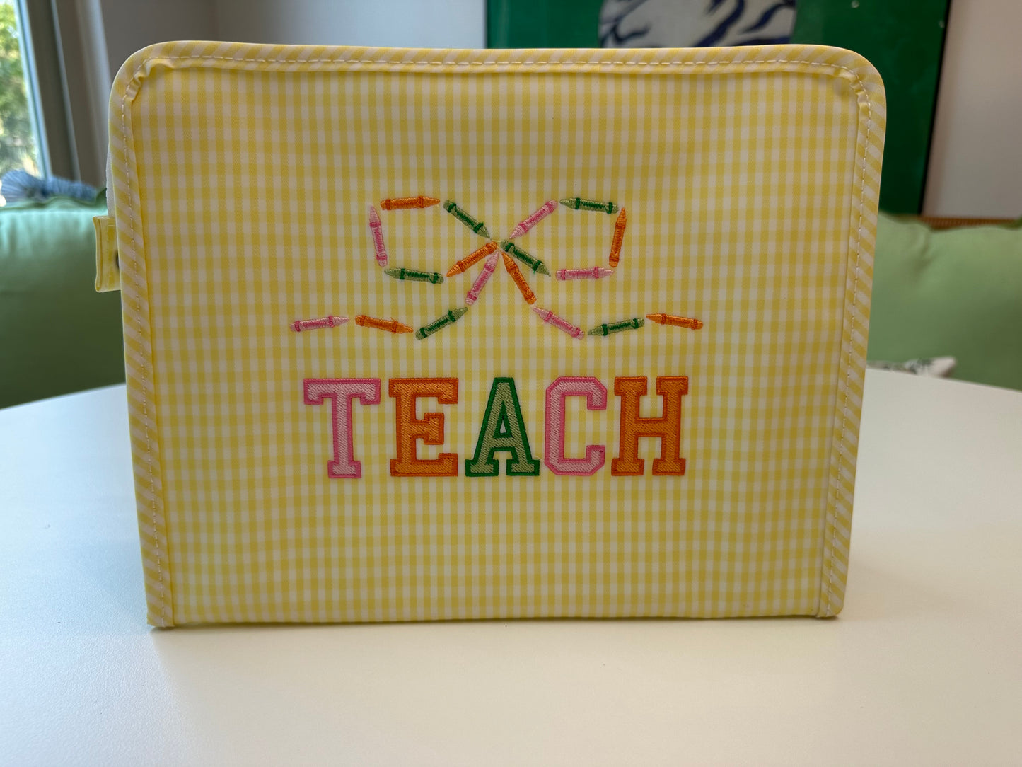ROADIE LARGE ZIP POUCH-“Teach”
