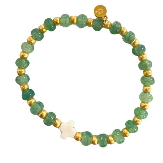 Green Cross Bracelet