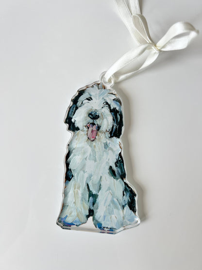 "Sheepadoodle II" ornament