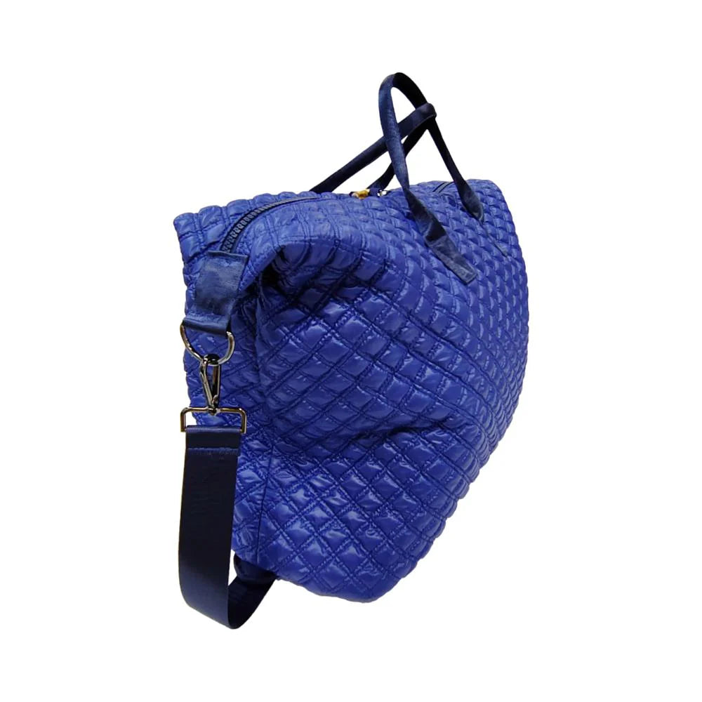 OVERPACKER - BLUE BELL QUILTED (LINED IN GARDEN FLORAL)