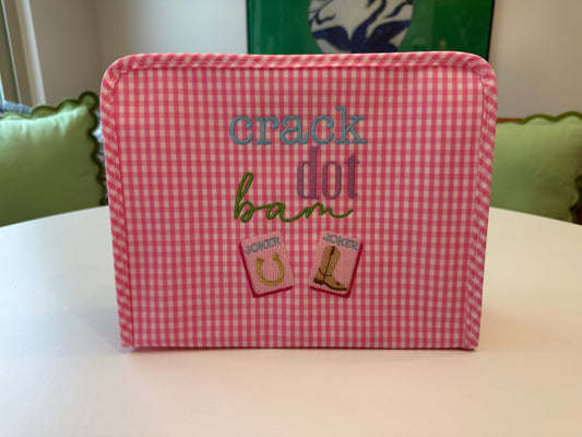 “crack dot bam” large TRVL roadie