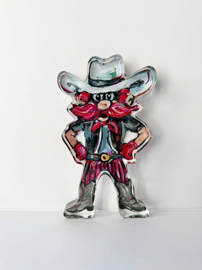 "Raid & Rally" acrylic