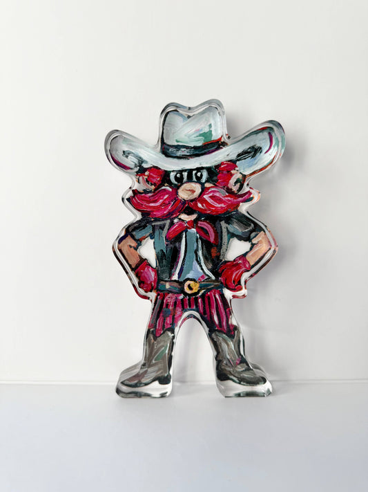 "Raid & Rally" acrylic