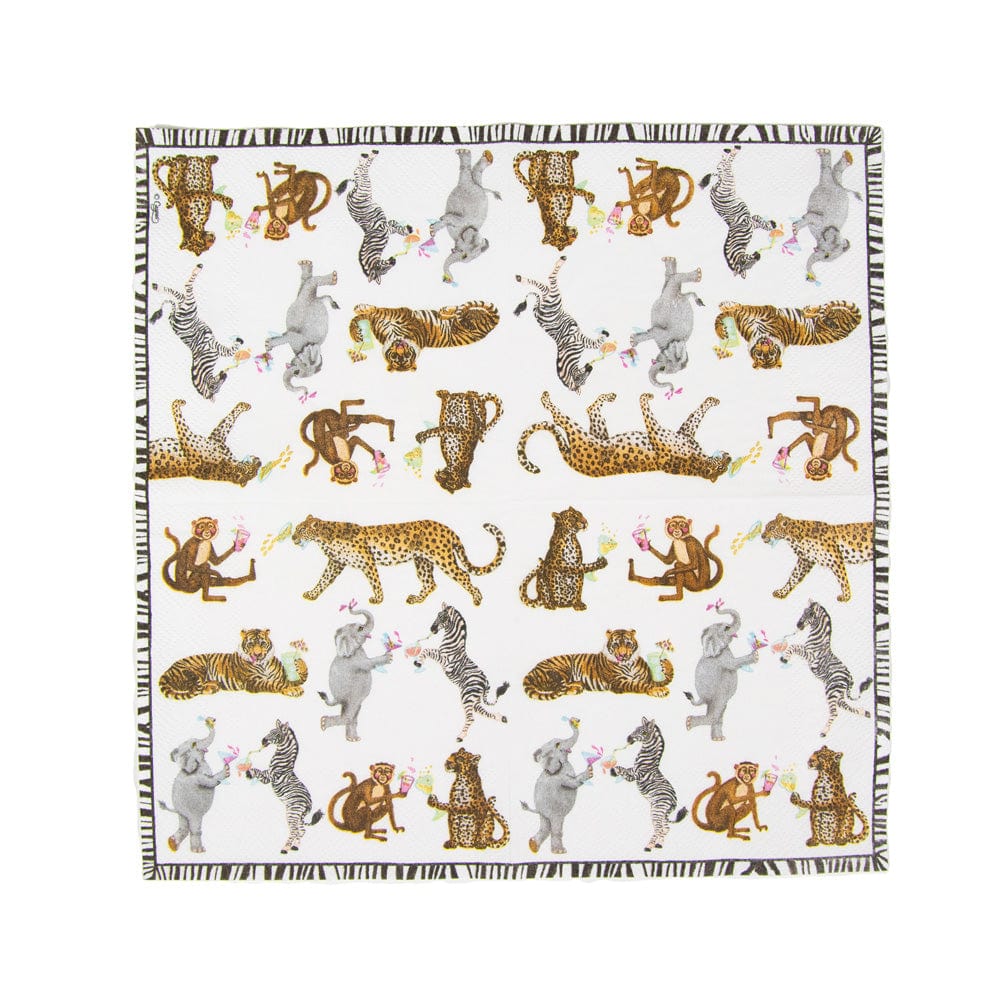 Cocktails Gone Wild Cocktail Napkins - 20 Per Package