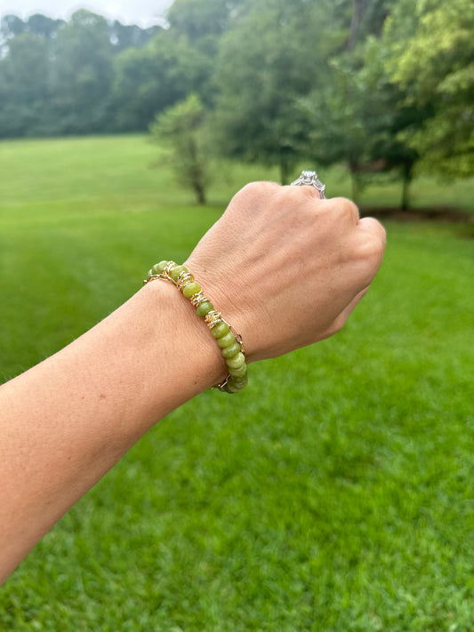 Lincoln Bracelet-Dark Green