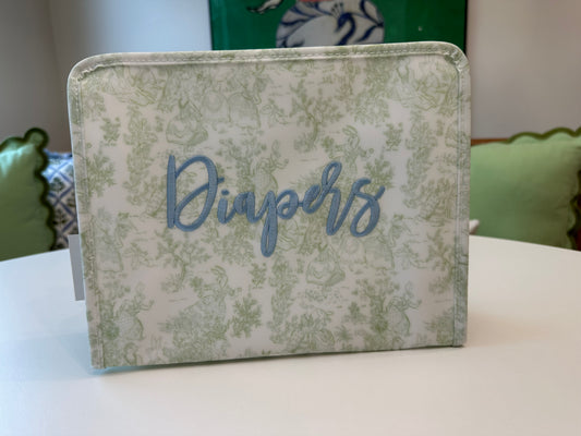 ROADIE LARGE ZIP POUCH-“Diapers”