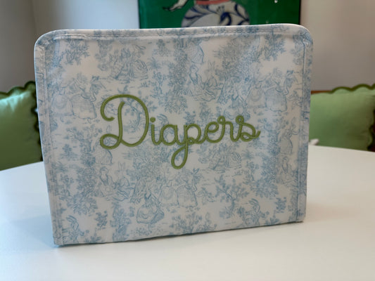 ROADIE LARGE ZIP POUCH-“Diapers”