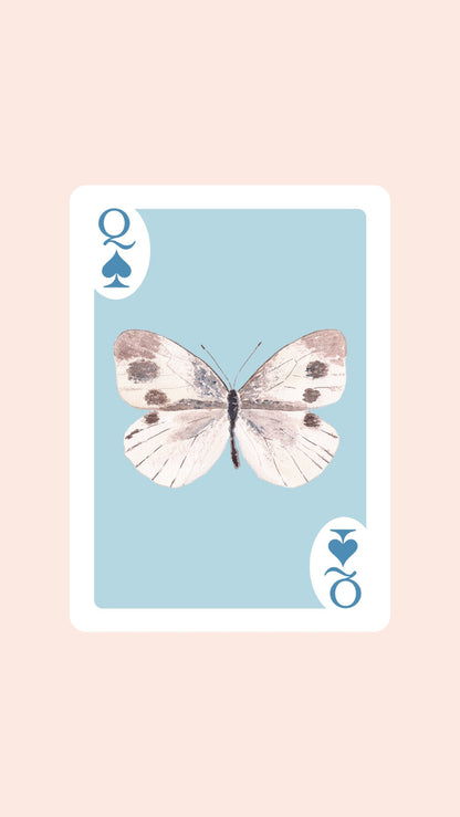 Butterfly Playing Cards with Acrylic Box
