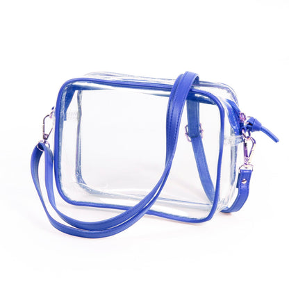 BRIDGET CLEAR PURSE - ROYAL