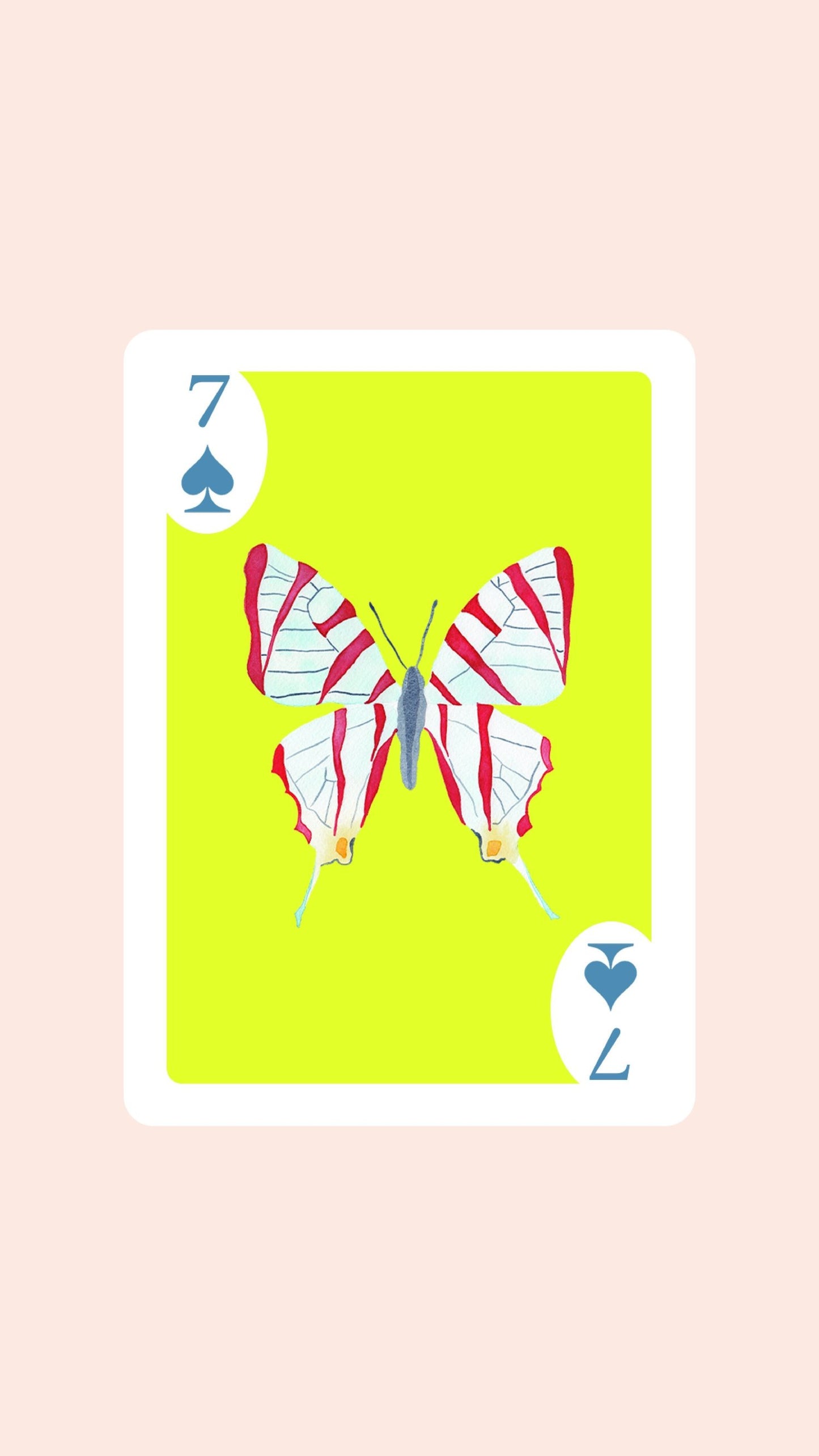 Butterfly Playing Cards with Acrylic Box