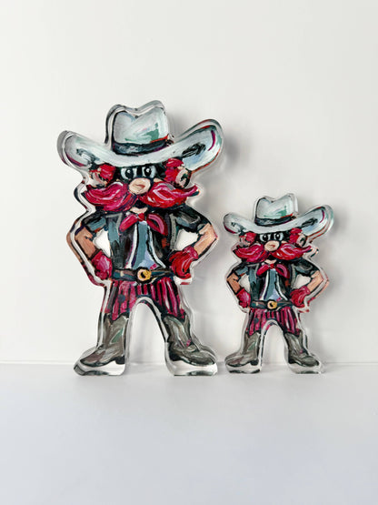 "Raid & Rally" acrylic