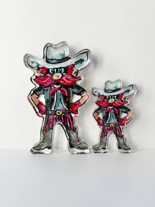 "Raid & Rally" acrylic