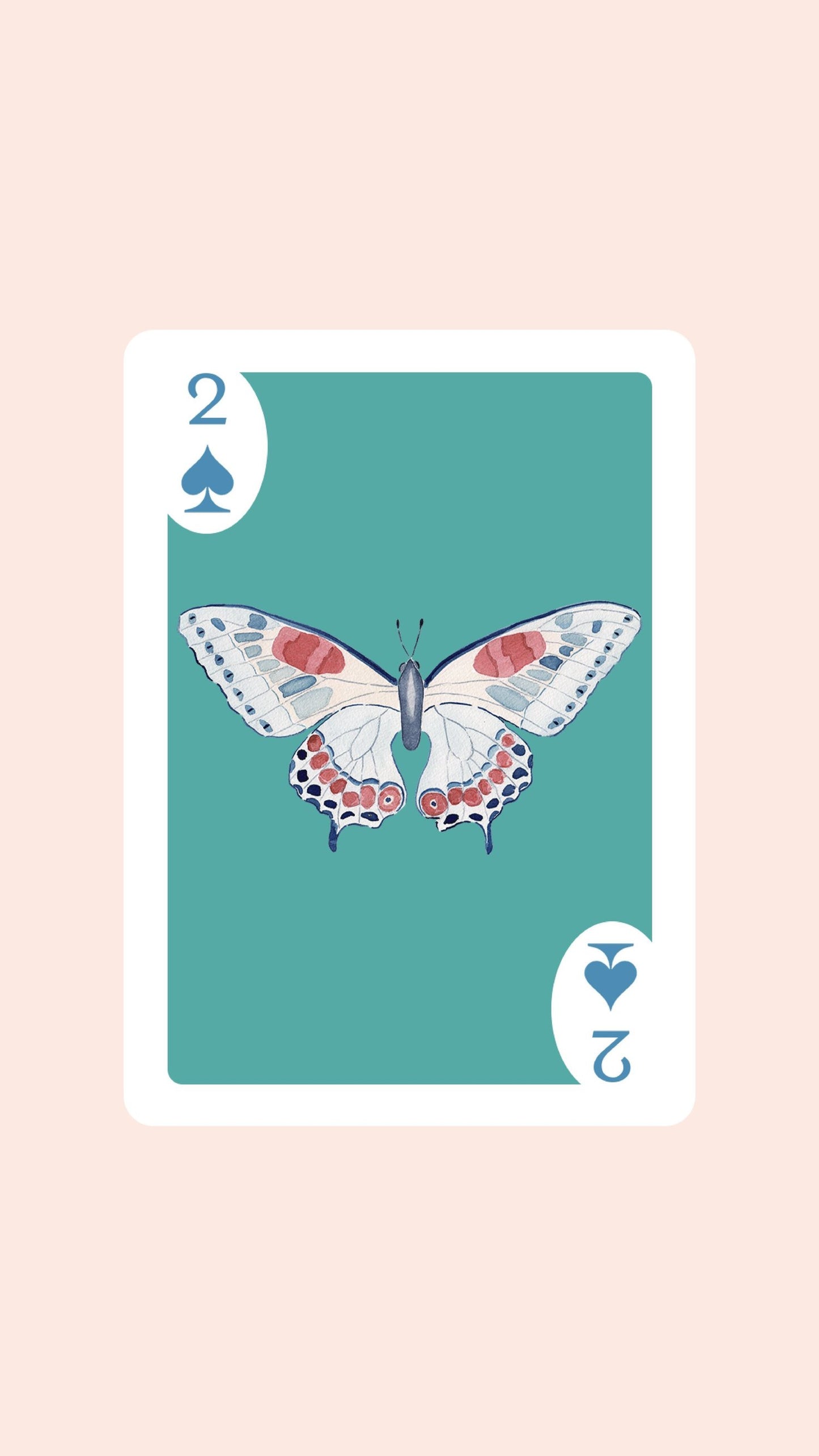 Butterfly Playing Cards with Acrylic Box