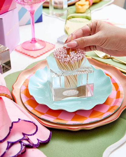 Square Match Striker | Light Pink Matches