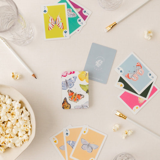 Butterfly Playing Cards with Acrylic Box