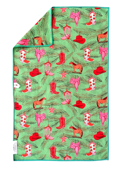 Country Christmas: Double-Sided Hand Towel