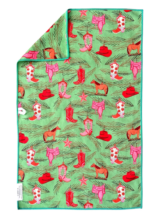 Country Christmas: Double-Sided Hand Towel