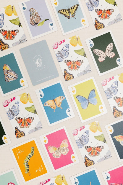 Butterfly Playing Cards with Acrylic Box