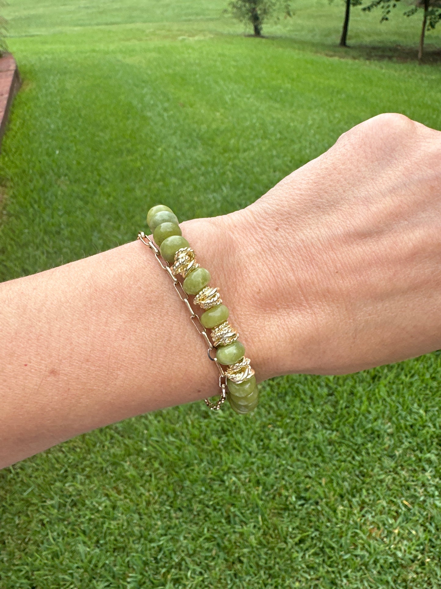 Lincoln Bracelet-Dark Green