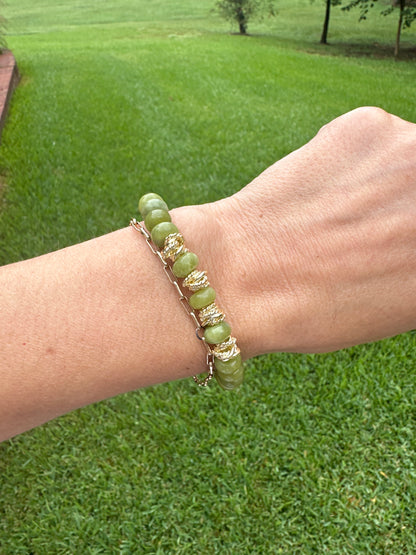 Lincoln Bracelet-Dark Green