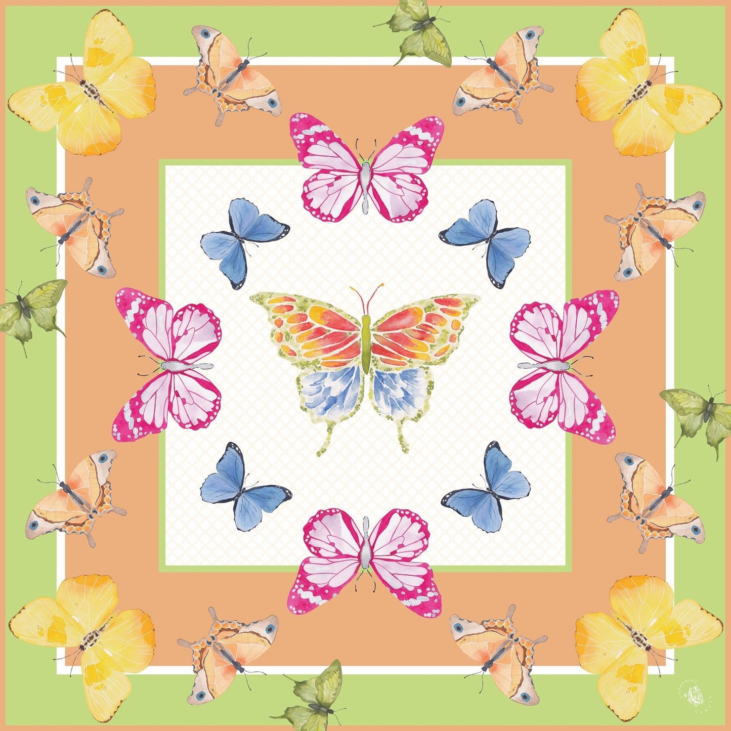 Bright Butterfly Scarf