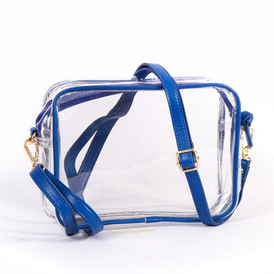 BRIDGET CLEAR PURSE - ROYAL