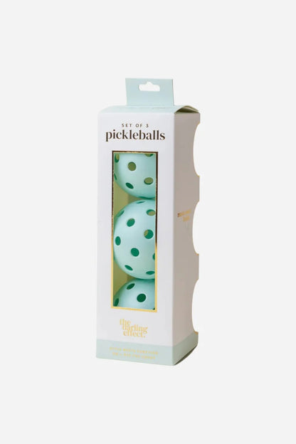 Blue Pickleball Balls - Set of 3 Balls