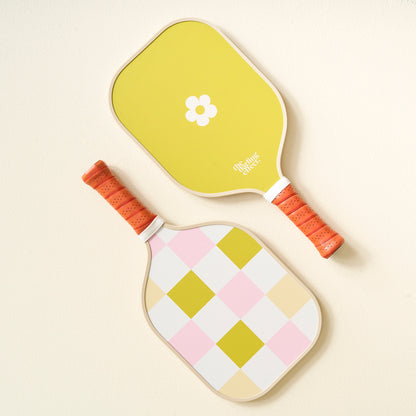 Green Checkers Pickleball Paddles (2 Paddles)