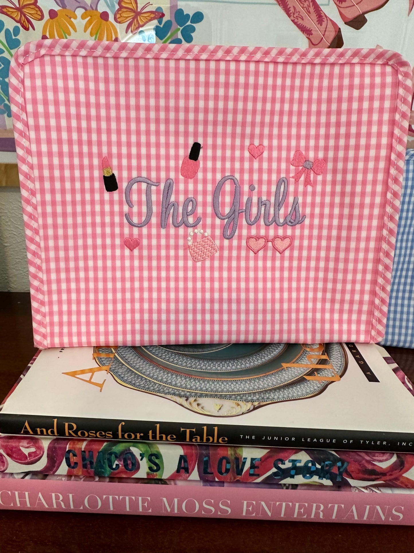 Monogrammed “The Girls” Large TRVL Roadie