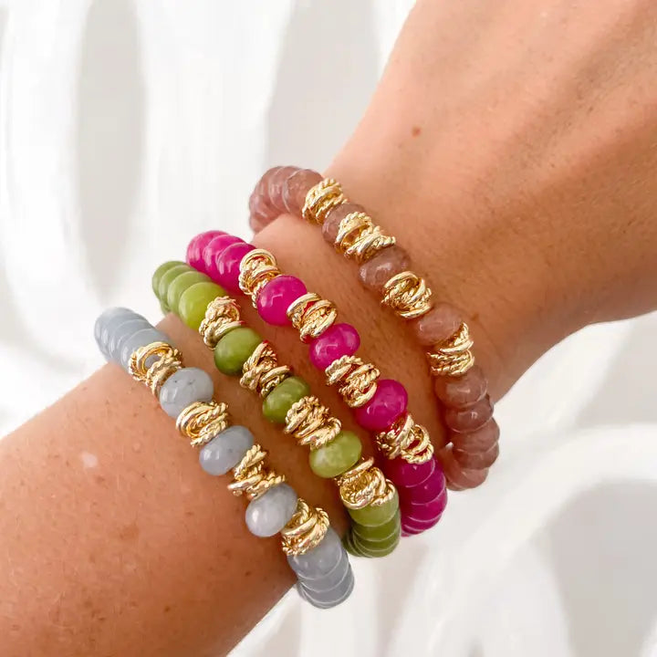 Lincoln Bracelet-Rasberry