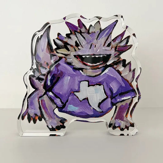 "The Horned Frog" acrylic shelfie