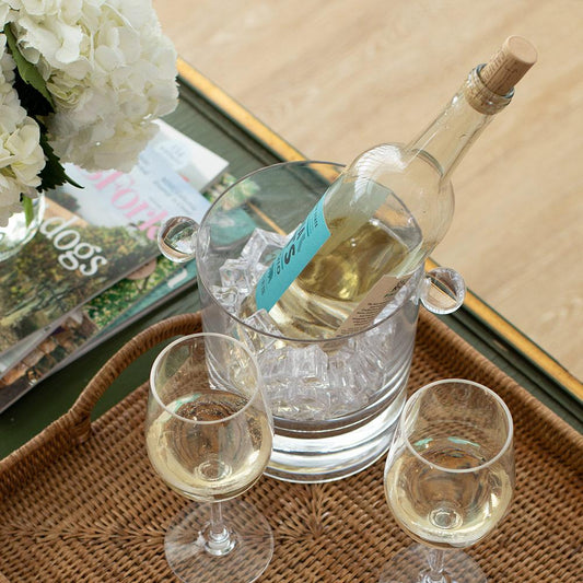 Caspari Acrylic Ice Bucket-Crystal