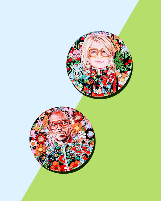 BEST BUDS COASTERS-Set of 4