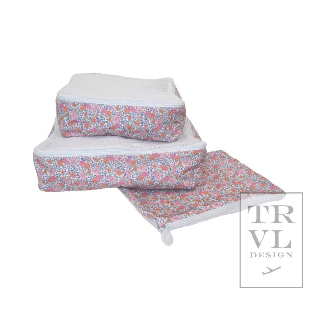Mini Squad Packing Cubes - Garden Floral