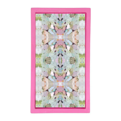 Hot Pink Bamboo Guest Towel Holder