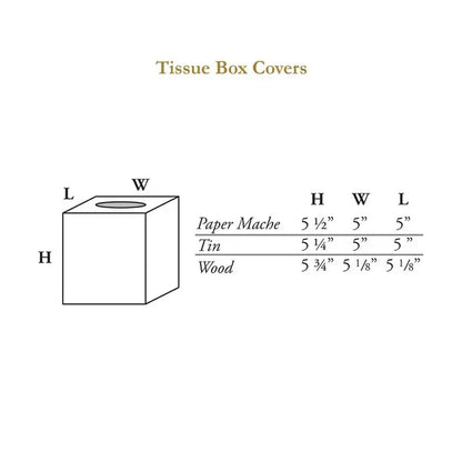 African Obsession Orange Tissue Box Cover